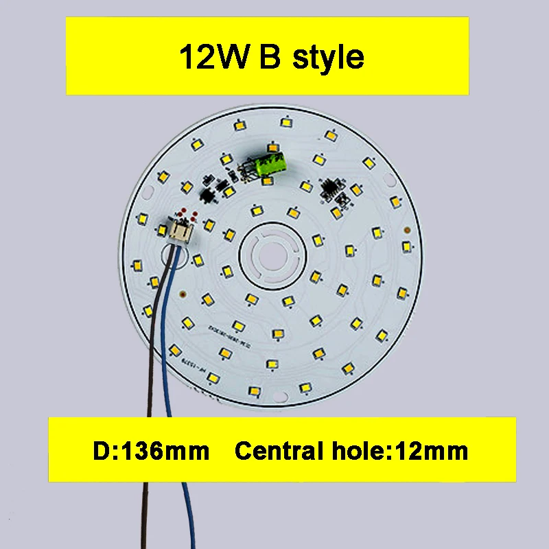 AC 220V Driver-free SMD led Chip 3 Colors Tri-color Aluminum Pcb Base