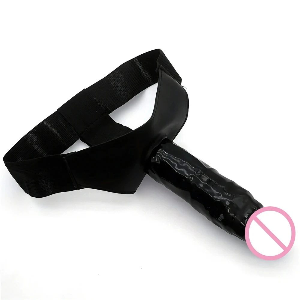 Men Strap On Dildo Panties Wearable Hollow Penis Lengthen Sleeve Strapon Dildo Pants Harness Belt for Man Sex Toys For Woman Gay