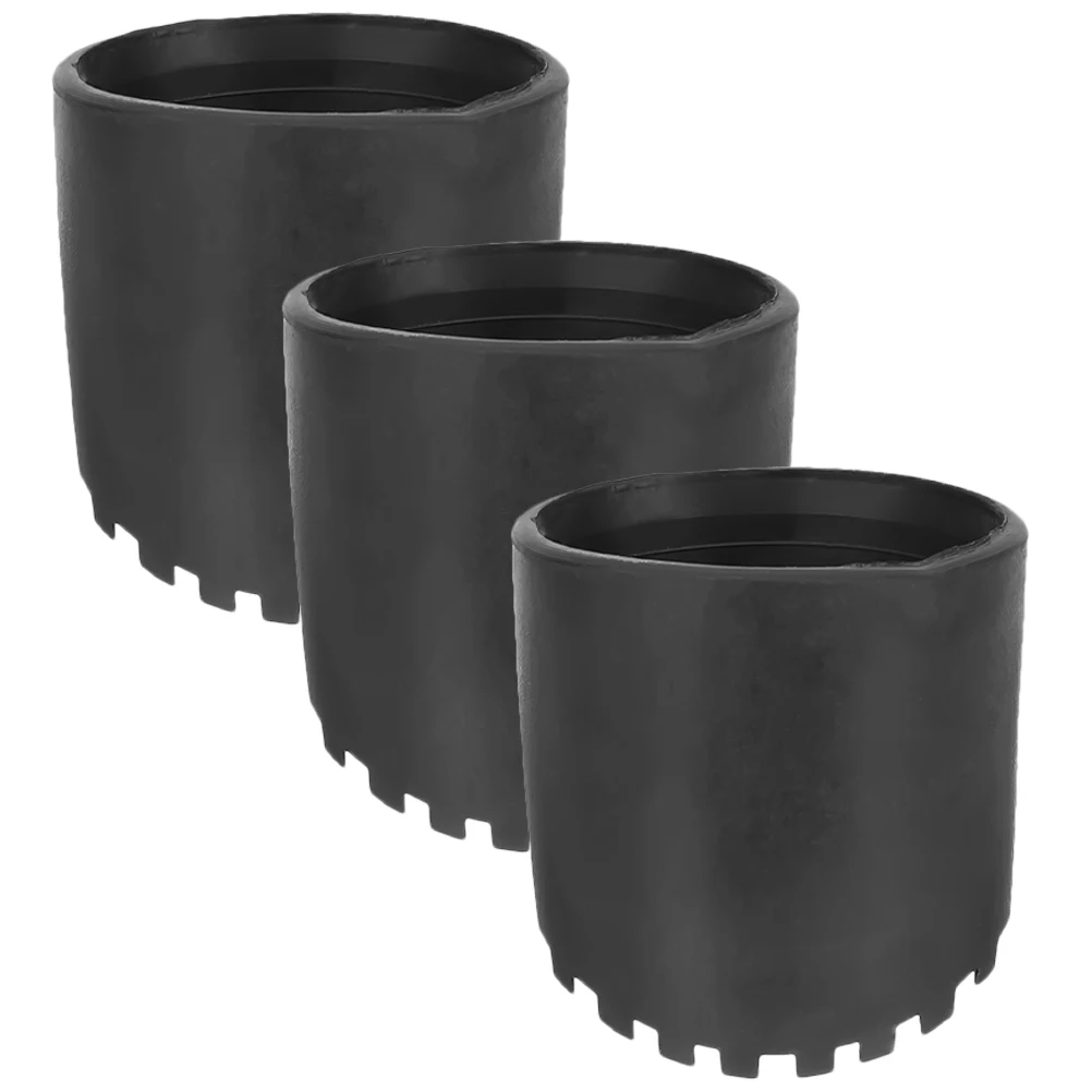 

3Pcs Anti Skid Rubber Feet Pads For Ladder Leg Protectors Durable Floor Covers