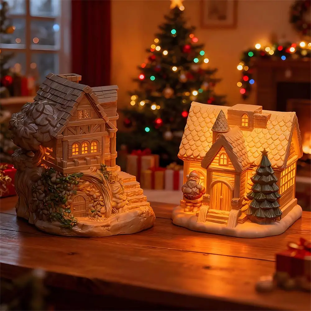 

Рождественский дом, форма для свечей, сделай сам, микропейзаж, деревенский орнамент, форма для коттеджа, свеча, гипсовое домашнее силиконовое украшение B0E1