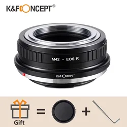 K & F Concept adaptador para lente de montaje en Tornillo M42 a Canon EOS RF, cámara EOS R RP R10 R100 R3 R5 R50 R6 MARK2 R7 R8 RP