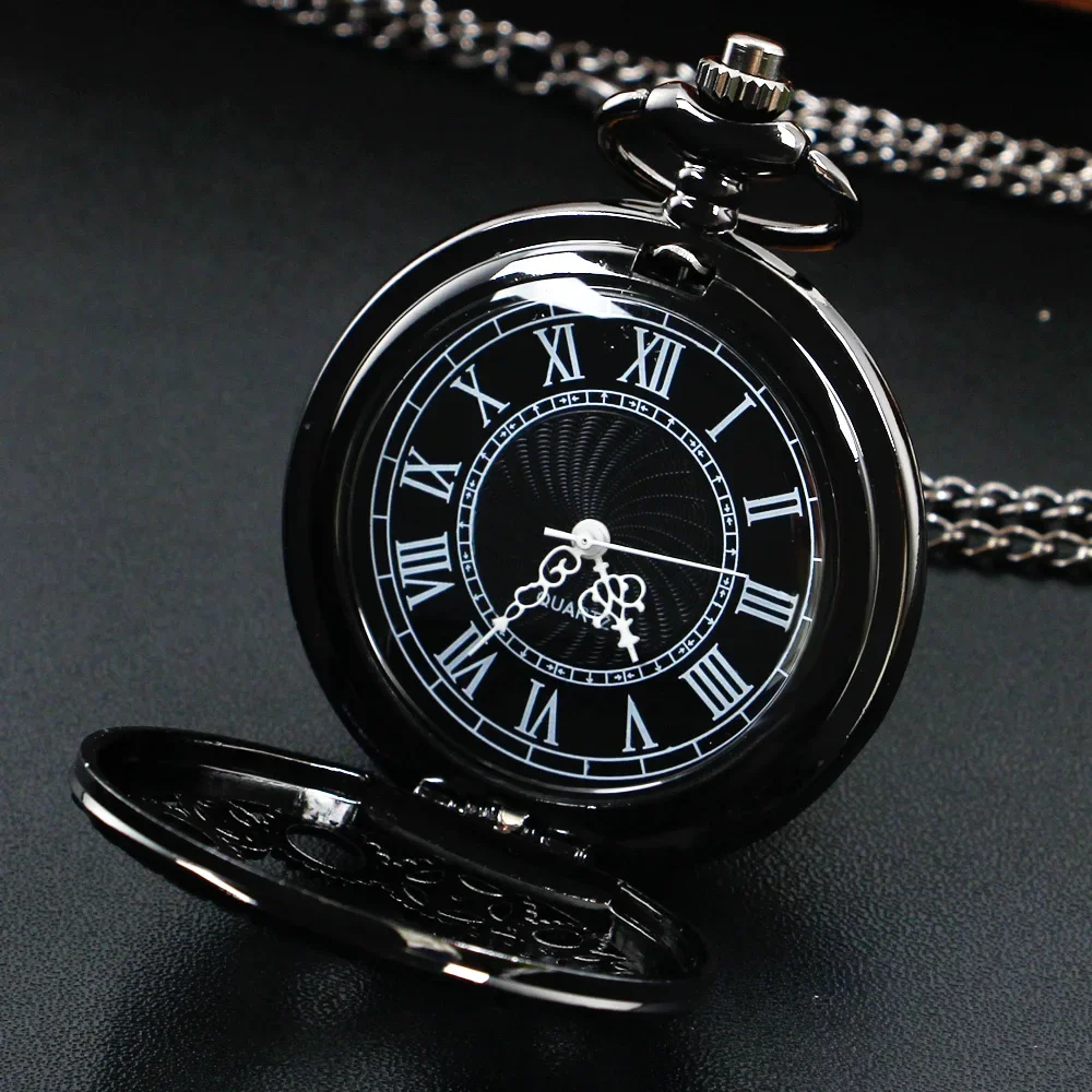 Orologio da tasca vintage in rame con apertura a scatto, collana con ciondolo al quarzo, elegante orologio stile Steampunk, regalo perfetto per uomini e donne