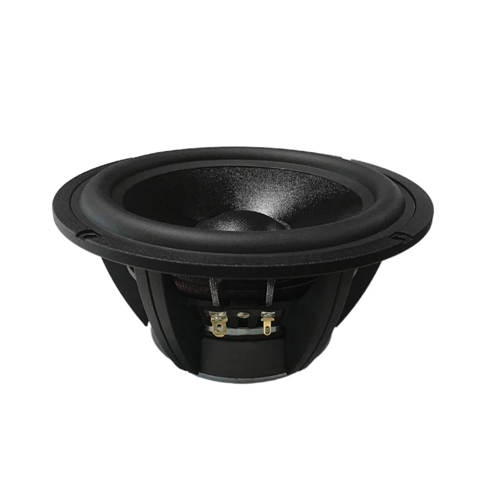 AIYIMA 1PCS 6.5 Inch Mid-Woofer 4 Ohm/ 8Ohm 40W Car Speaker Round Speaker Aluminum Alloy Basin Frame Car Speaker