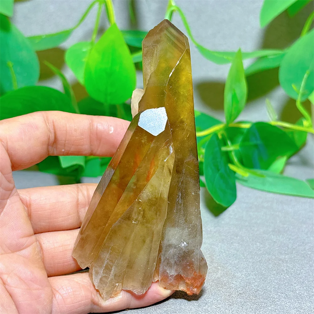 Citrine Specimen Tower Crystal Natural Quartz Stone Home Decoration Minerals Reiki Gifts Love Energy Healing Spiritual Garden