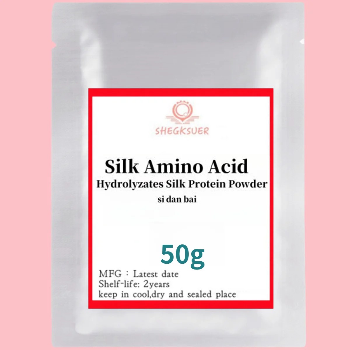 50g-1000g High Quality Silk Amino Acid Powder Fibroin,silk Peptide,hydrolyzates Silk Protein ,silk Protein