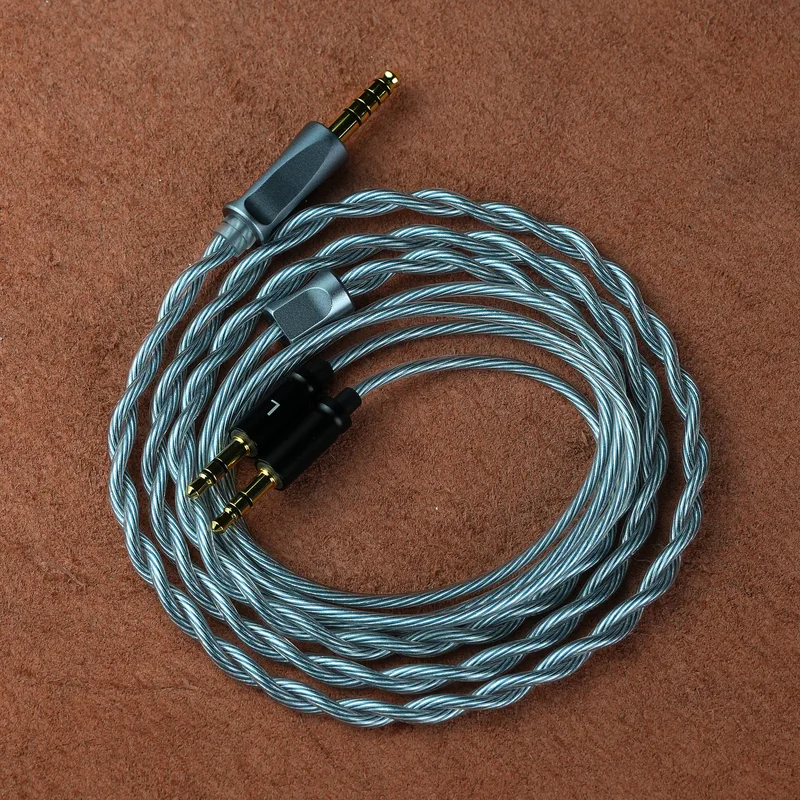 Cabo de atualização duplo balanceado 3,5mm para 4,4mm fones Sennheiser — foto 5