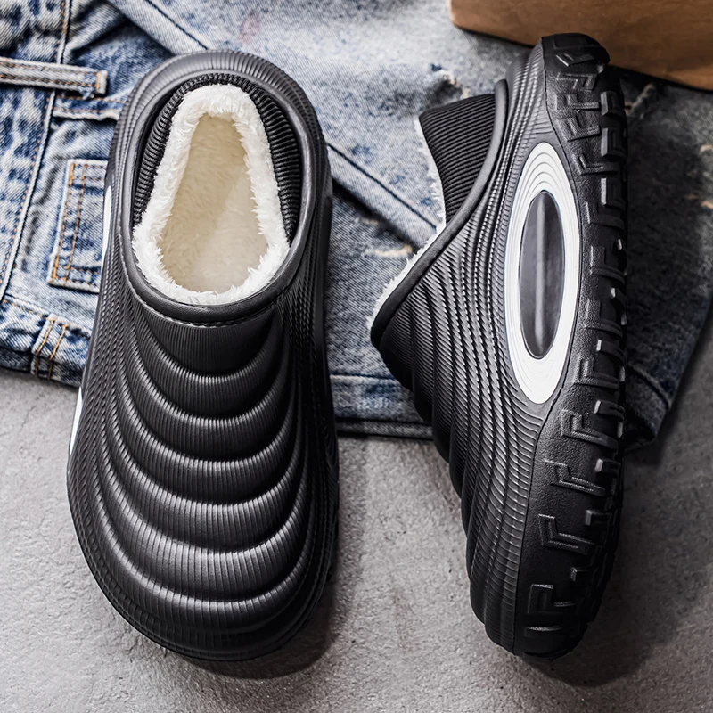 

Мужские термотапочки MAEDEF, зимняя теплая домашняя обувь, нескользящая, для дома и улицы, противоскользящая, удобная с уютной нечеткой подкладкой