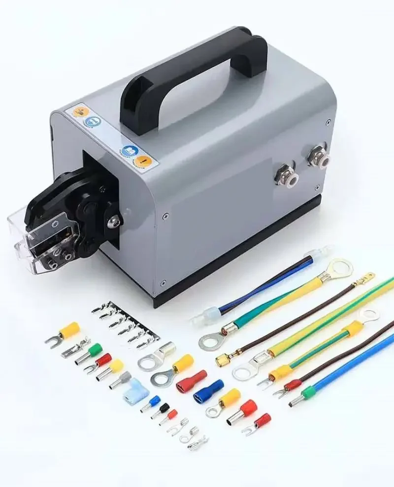 

Hot sale mini style pneumatic terminal crimper machine crimp tool