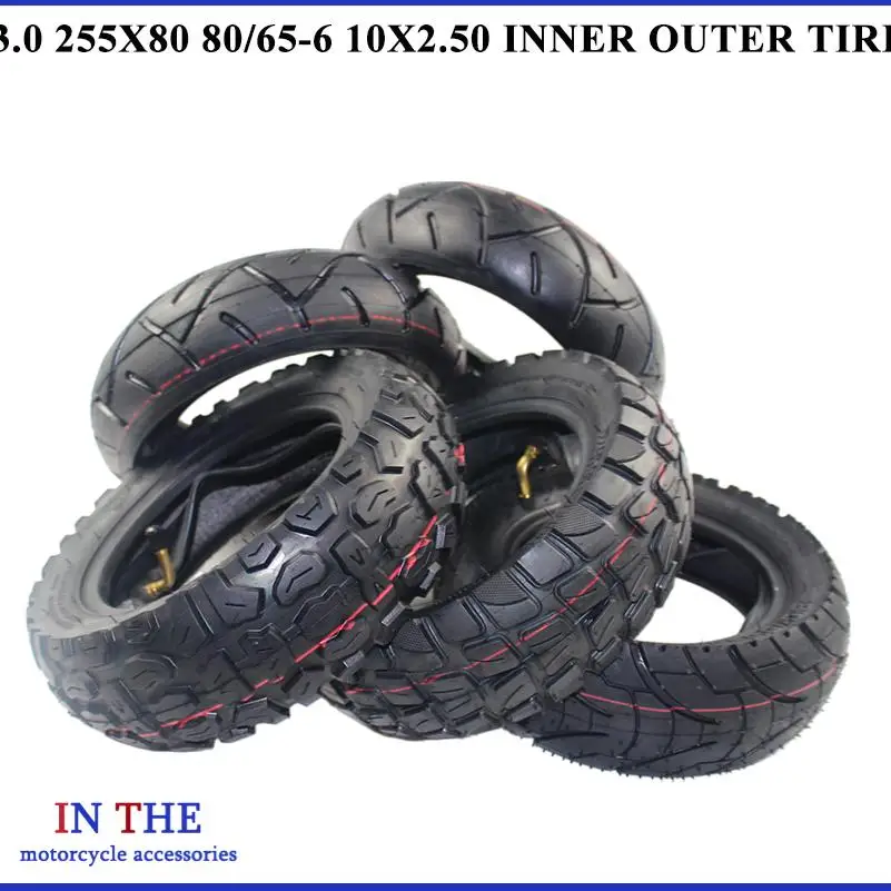 TUOVT 10 Inch Electric Scooter Tire 10x3.0 80/65-6 255x80 Tyre For Inokim Kugoo M4 G1 Dualtron VICTOR EAGLE Speedway 4 Zero 10X
