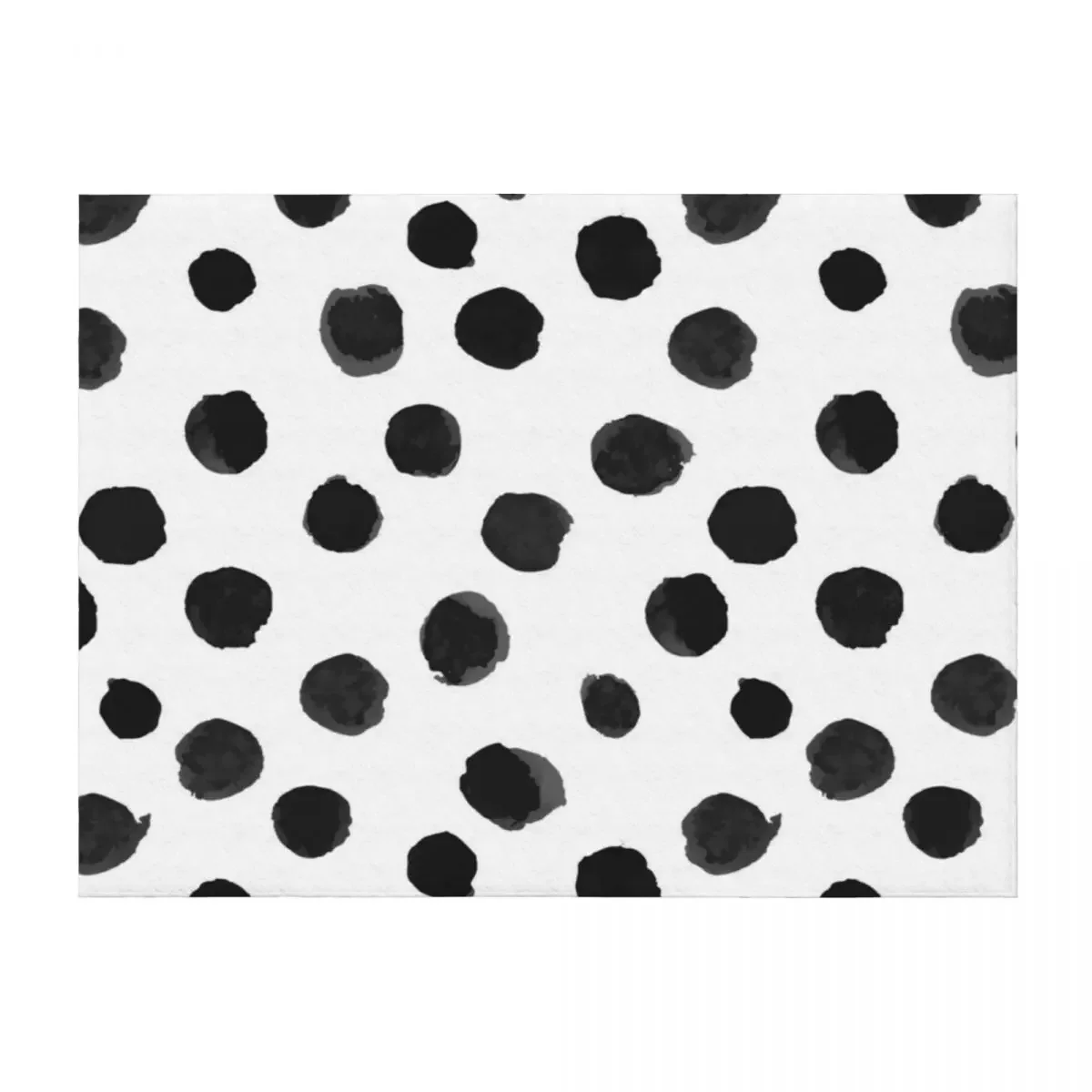 

Black on White polka dots Throw Blanket christmas decoration Luxury Brand Beautifuls Plaid on the sofa Blankets