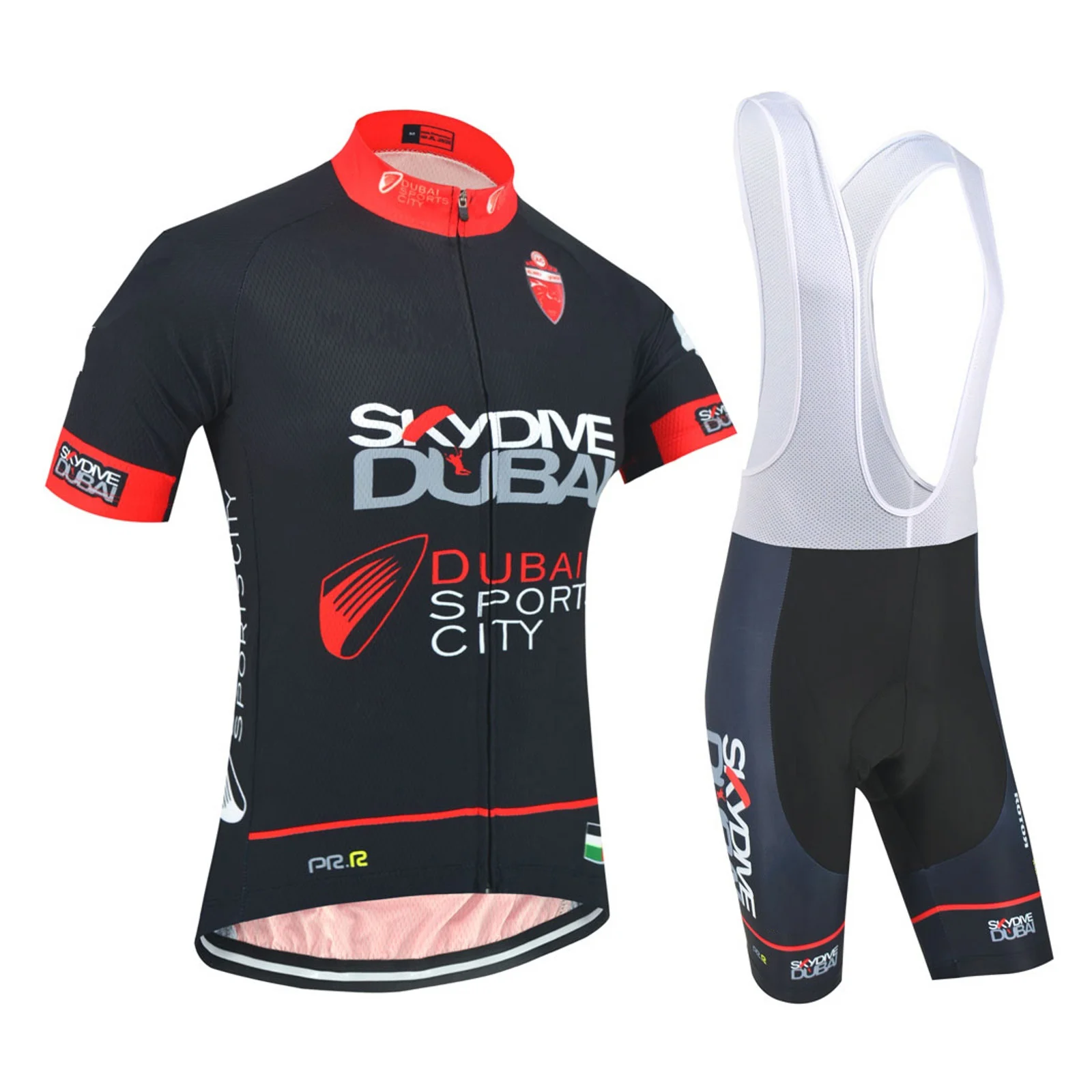 Team Skydive DUBAI Cycling Jerseys Kits Summer Bicycle Maillot Breathable MTB Short Sleeve Bike Cloth Ropa Ciclismo Sets