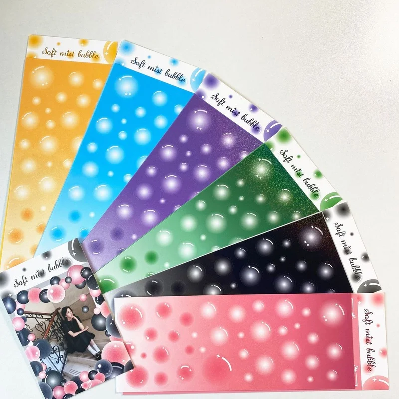 Adesivo Laser a bolle carino adesivi adesivi decorativi Kawaii Scrapbooking materiale scolastico Collage materiale cancelleria coreana