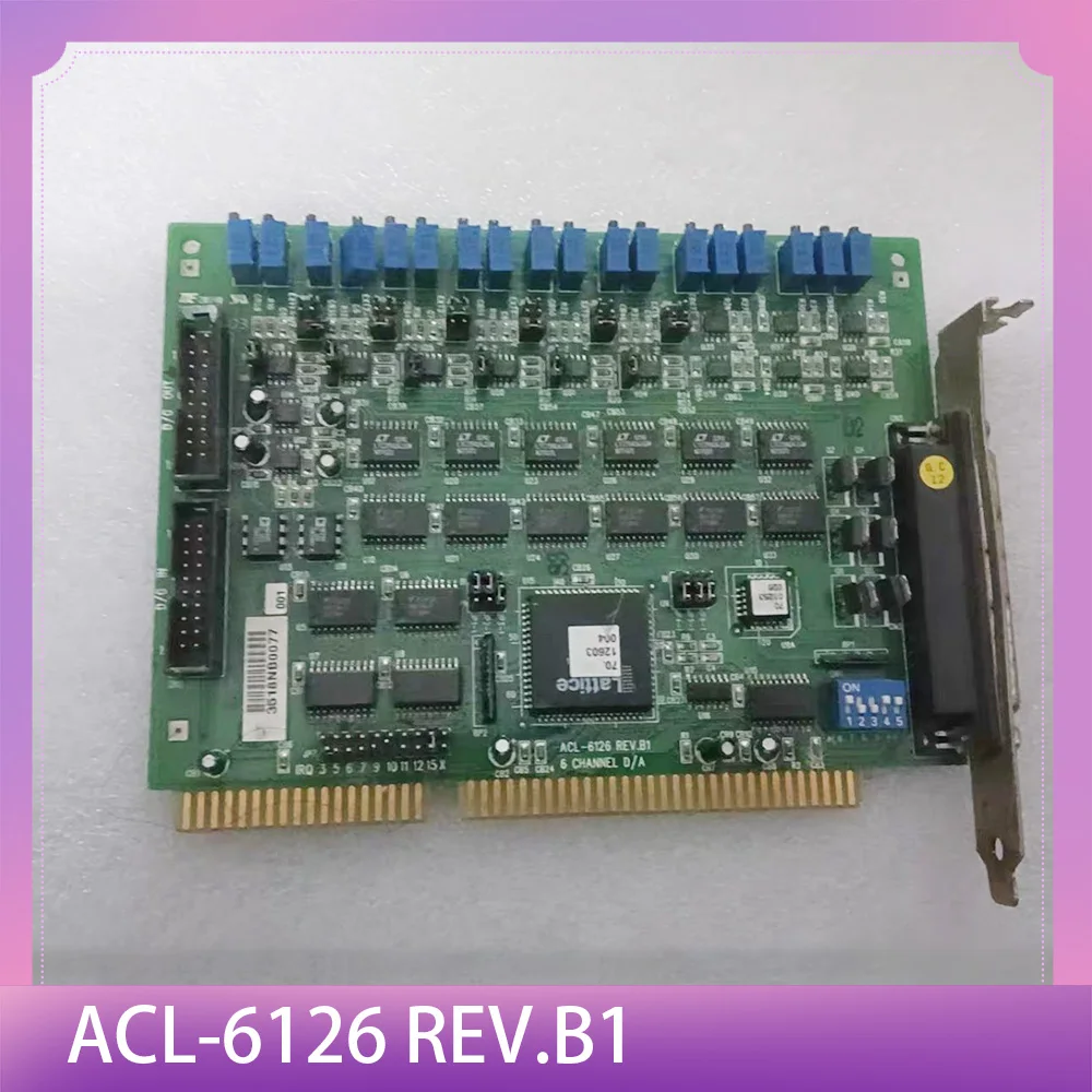6-channel 12 Bit Analog Output Card ACL-6126 ACL-6126 REV.B1