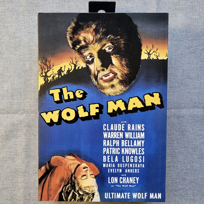 

Universal Monsters Model NECA 04809 The Wolf Man Action Figure Anime Figuras Collection Movable Doll GK Statue Gift Original