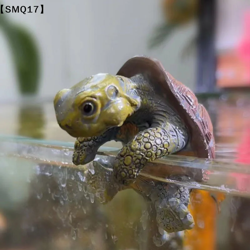 Cute Turtle Hanging Ornament Decorative Cartoon Small Turtle Pot Hanging Handmade Simulated Turtle Figurine Home Decor【SMQ】