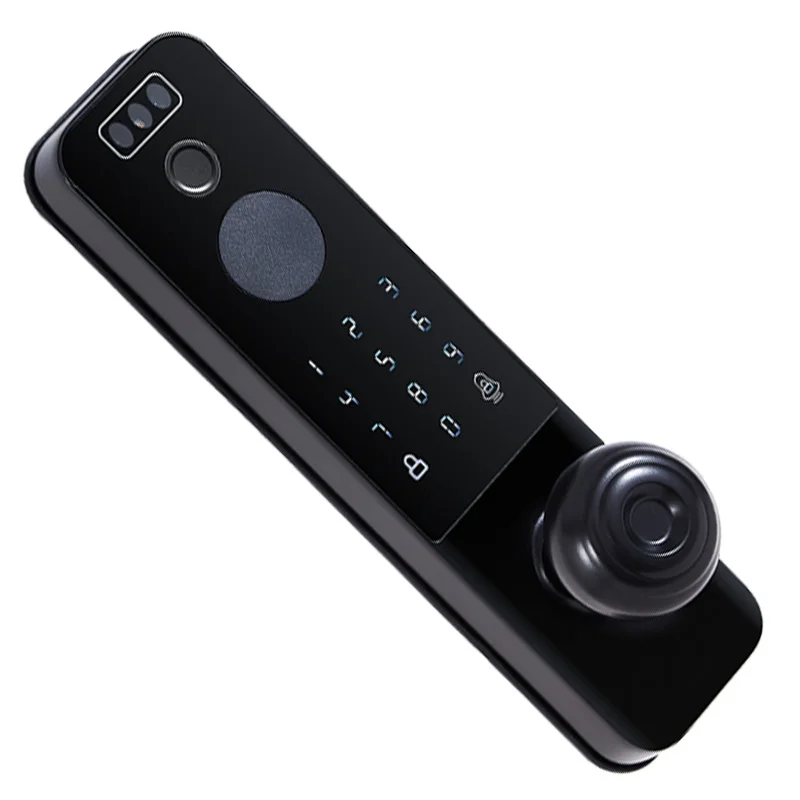 Serratura intelligente integrata di sicurezza in lega di alluminio a doppia lingua di vendita calda del produttore standard statunitense Funzionamento facile per porte in legno