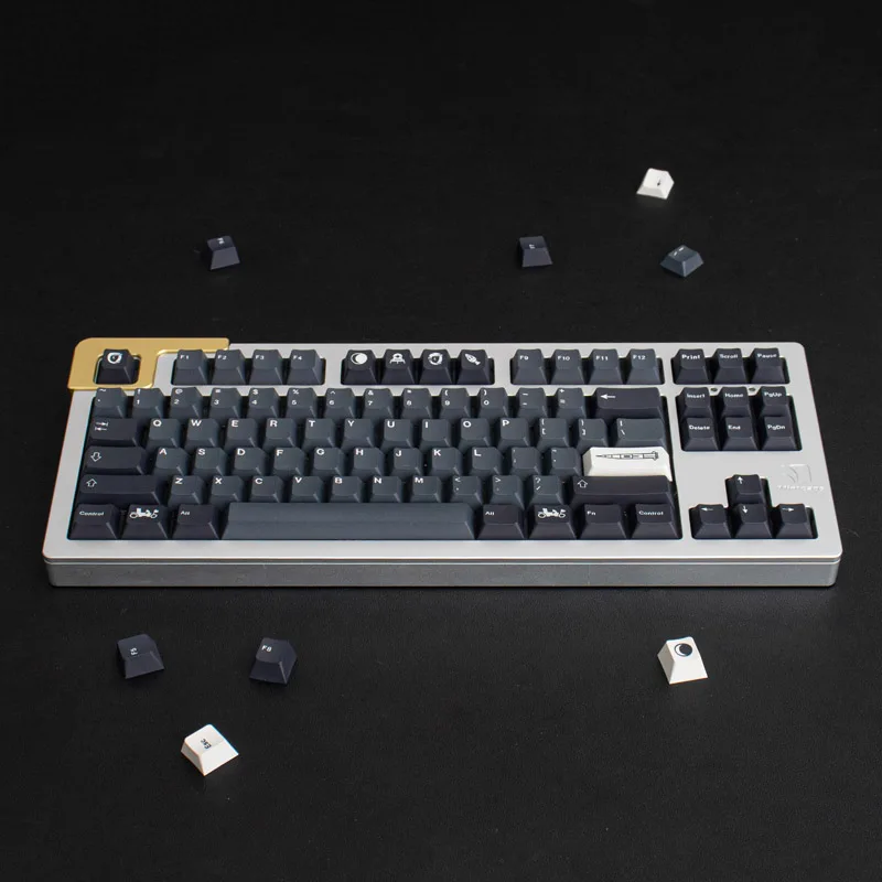 GMK Apollo 135 toetsen Cherry Profile PBT Keycap DYE-SUB Engelse aangepaste persoonlijkheid Keycaps voor mechanisch toetsenbord 61/64/68/75/84