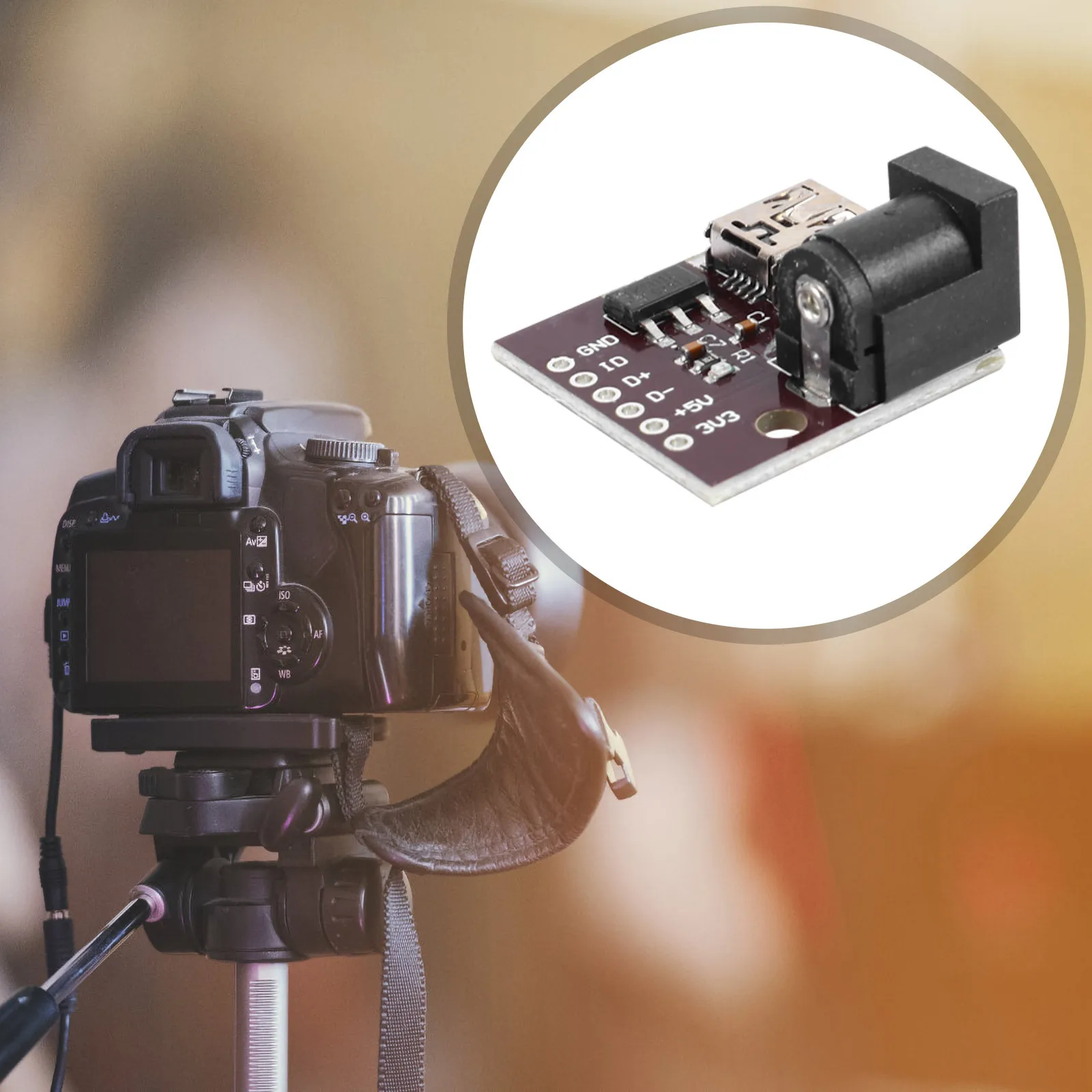 Module d'alimentation USB, Mini Port de chargement USB, conception raisonnable, faible consommation d'énergie, carte d'interface Durable, 5 pièces