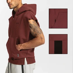 Tank Top Casual Hoodies New In Sweatshirts Fashion Men's Clothing Oversized Hooded Shirt Pullovers Gym T-Shirts for Man Hoodie