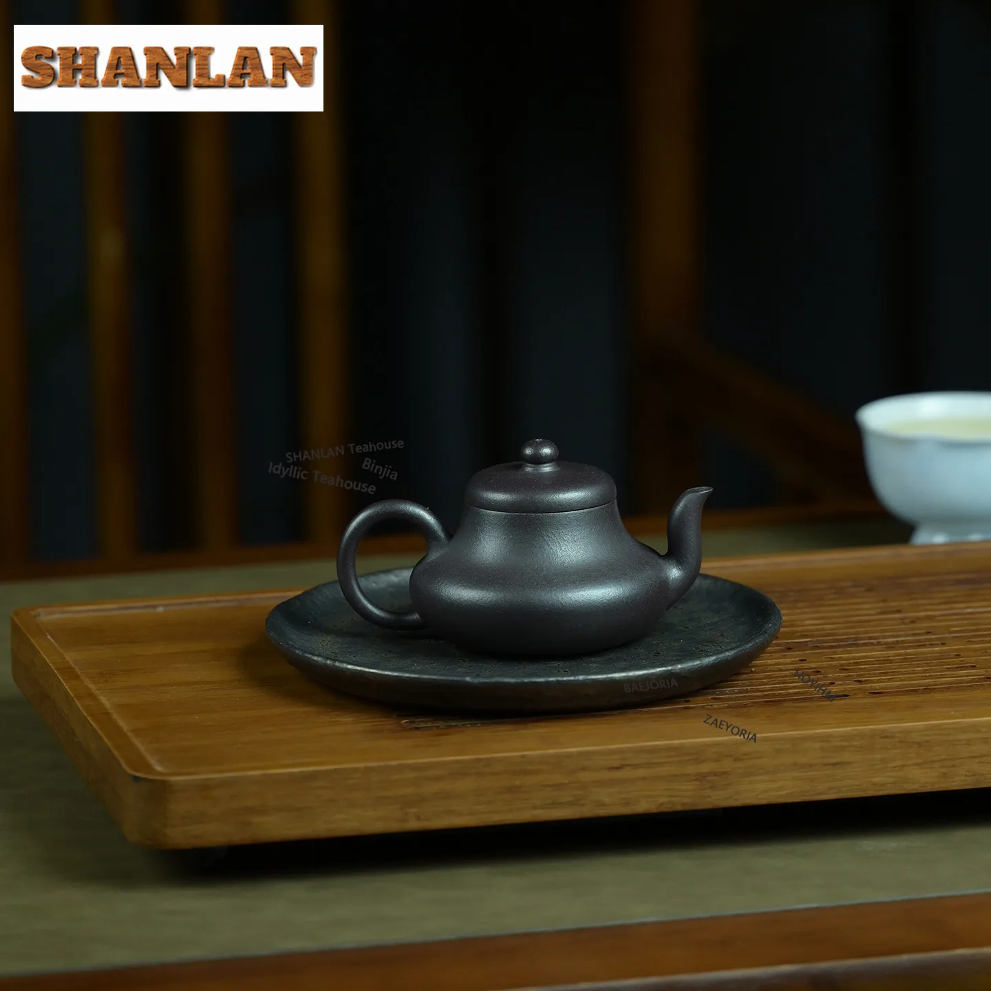 HOYIHM 150ml Retro Yixing Purple Clay Teapots Handmade Junde Pot Raw Ore Stone Red Mud Kettle Zisha Tea Set Cafes Collection
