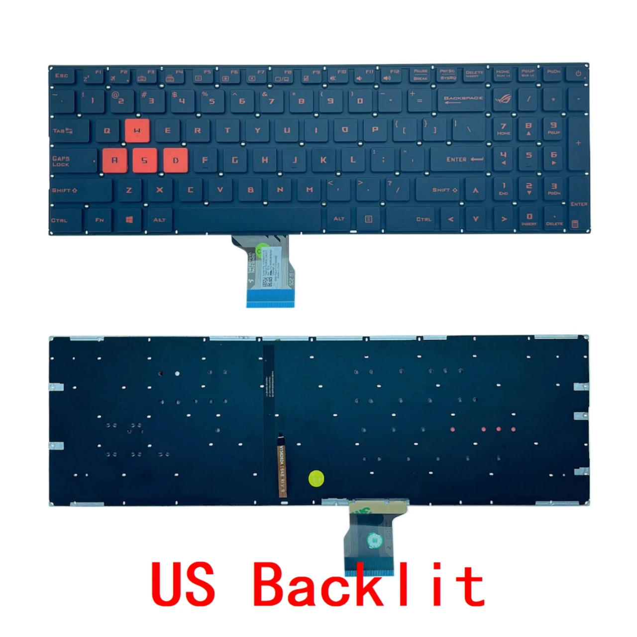 New US Russian Spanish Laptop Backlit Keyboard For ASUS ROG Strix GL702 VT GL702VM GL702VS GL502 VM GL502VS Replacement