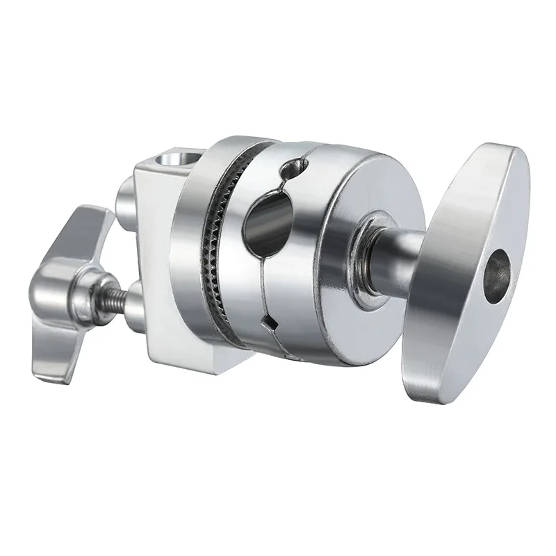 Swive Grip Head For Light Stand Multi-function Heavy Duty Head Clamp Bracket Adapter For Extension Boom Pole