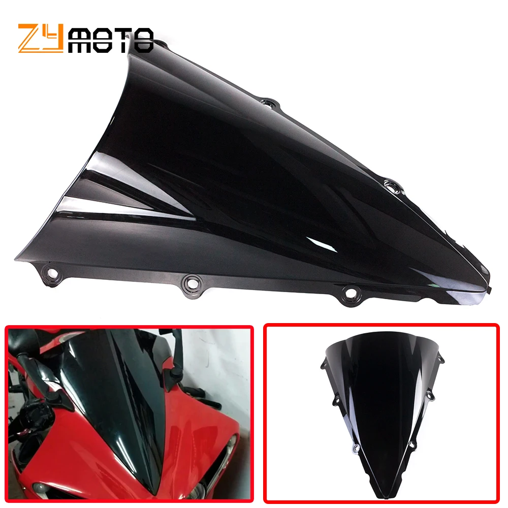 

Motorcycle Windshield Windscreen Double Bubble Wind Shield Screen For Yamaha YZF R1 2002 2003 yzfr1 YZF-R1 02 03