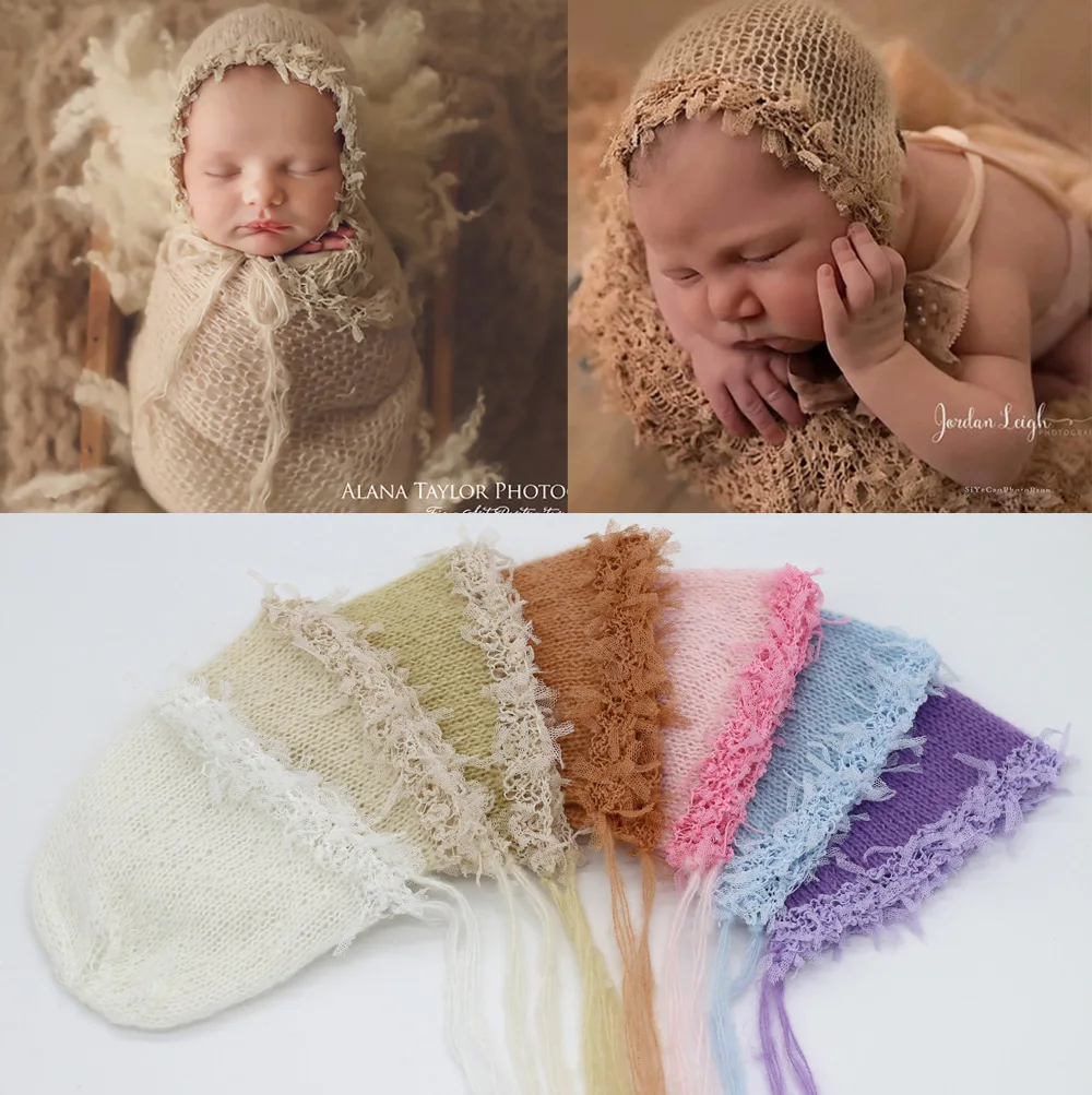 New Children's Photography Hat Feather Edge Mohair Hat AliExpress Baby Hat Photographys  ベビー