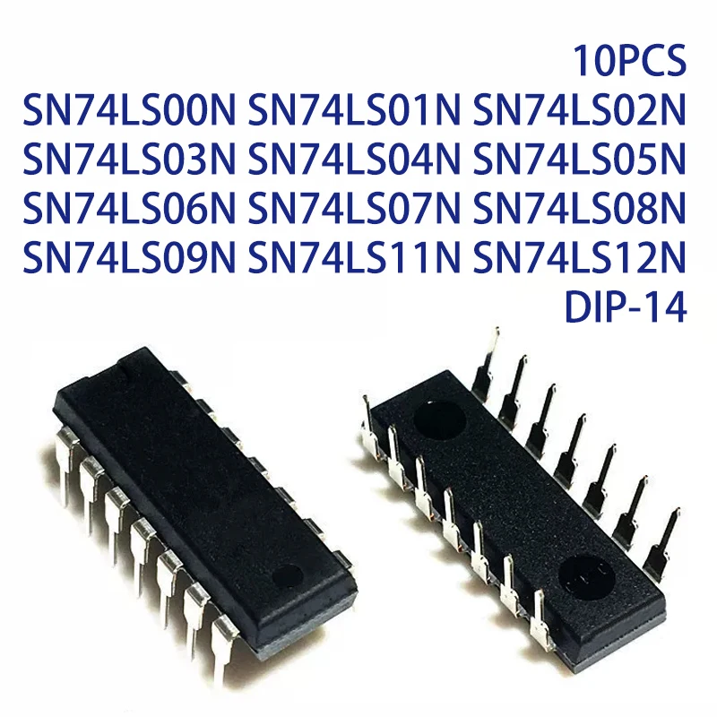 10PCS CD4001BE CD4011BE CD4012BE CD4013BE CD4016BE CD4024BE CD4025BE CD4030BE CD4047BE CD4066BE DIP-14
