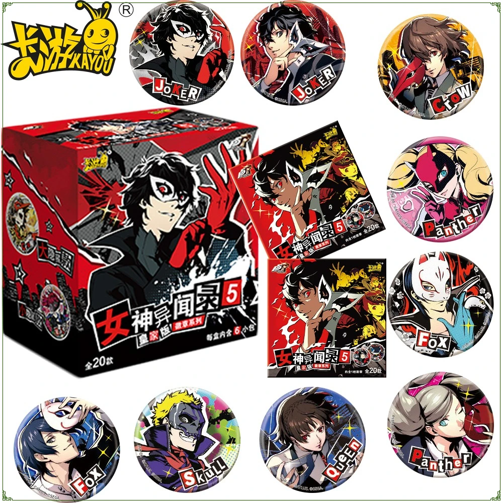 جديد حقيقي KAYOU شخصية 5 أنيمي الطرفية تخصيص شارة الكرتون ساحر أرقام دبابيس للمجوهرات اكسسوارات هدية