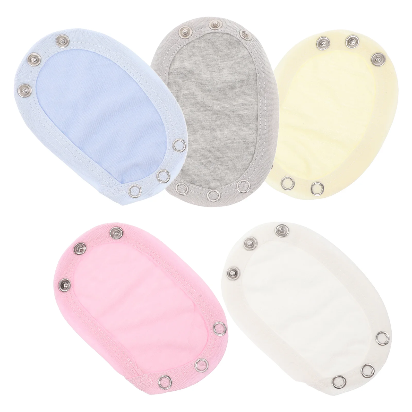 10 قطعة بذلة الطفل موسع مريلة من القطن المفاجئة تمديدات للبنين بنات الوليد إطالة قطع حفاضات رومبير شريك #4