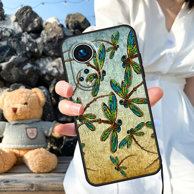 Dragonfly Phone Case For Honor 90 Lite 50 70 Magic 5 6 Pro X6 X7 X8 X9 X6a X7a X8a X9a X9b X8b Cover image 6