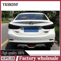 High Quality ABS Plastic Primer Color Car Tail Wing Rear Trunk Spoiler For Mazda 6 Atenza 2014 2015 2016 2017 2018 2019