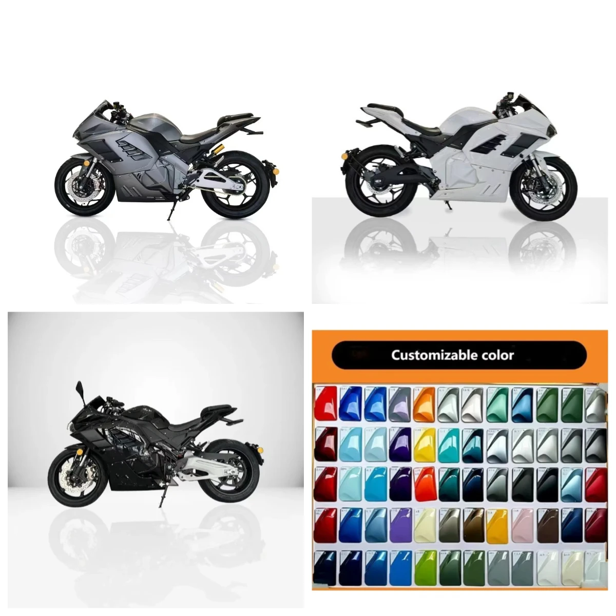 Krono Wild Adult Two-Wheeled Electric Motorcycle 2000W Wheel Motor 40A Lithium Battery Streetbikes Sportbikes Speed 80km/h