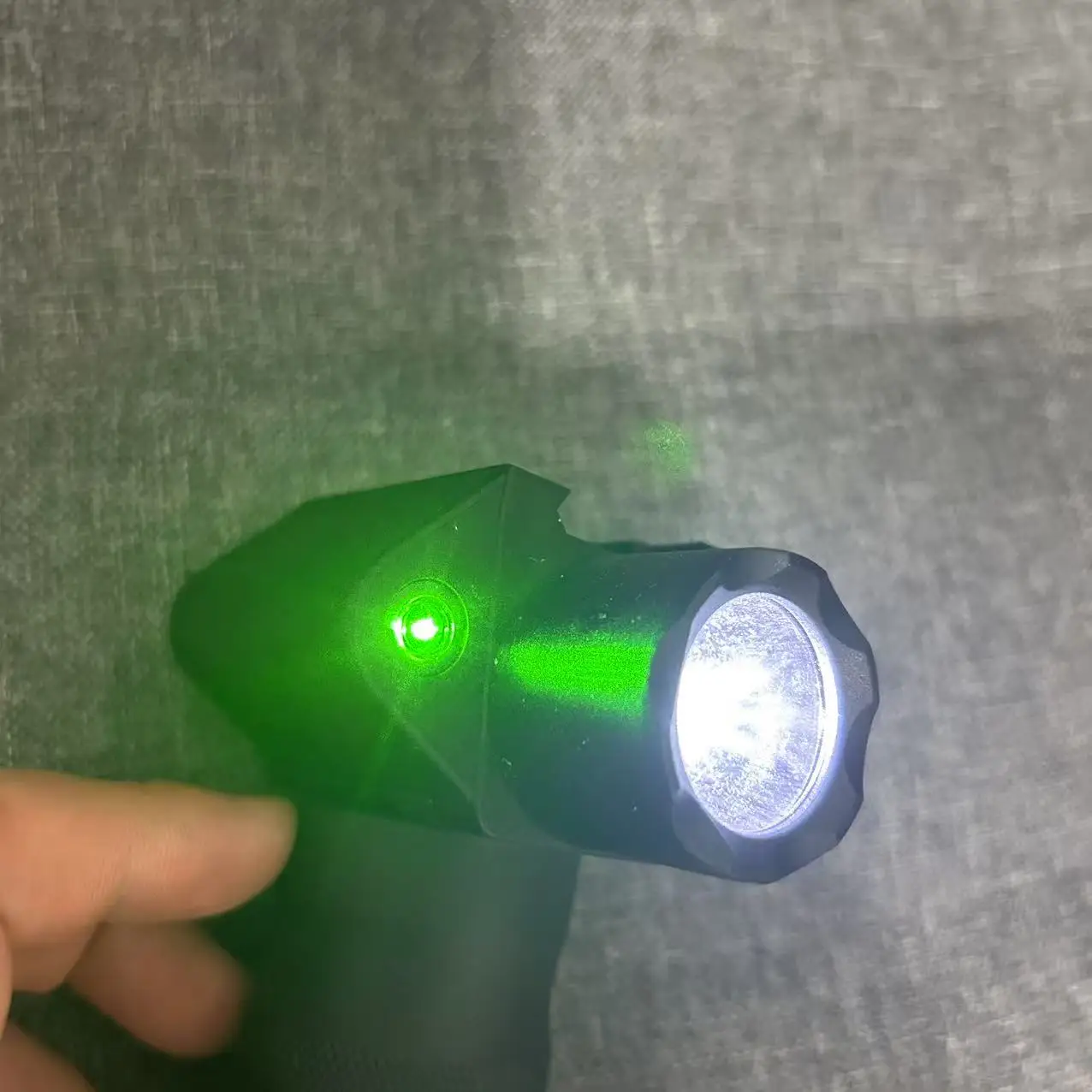 

20mm Led Flash Light Red Green Dot Climbing flashlight 500 lumens