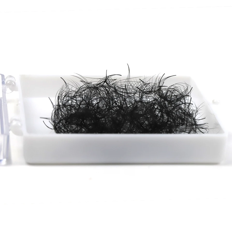 AGUUD 500/1000 Fächerwimpern mit spitzer Basis, vorgefertigte russische Volumen-Wimpernverlängerungen, 3D-16D, scharfer Stiel, Promade Falsche Nerzwimpern – Detail 24