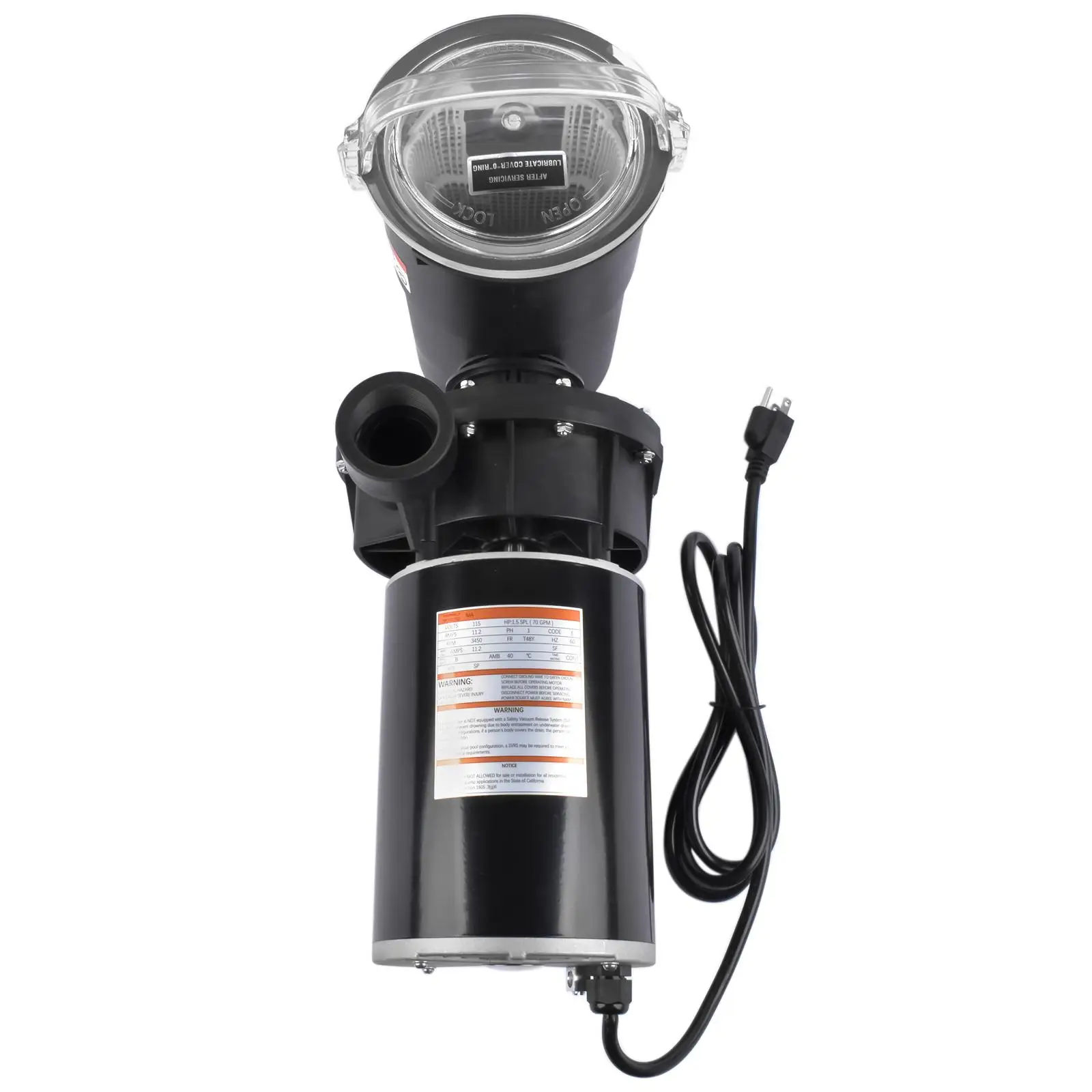 AP01 W3SP1580X15สำหรับปั๊มน้ำ1.5HP สระว่ายน้ำเหนือพื้นดินสระว่ายน้ำใหม่
