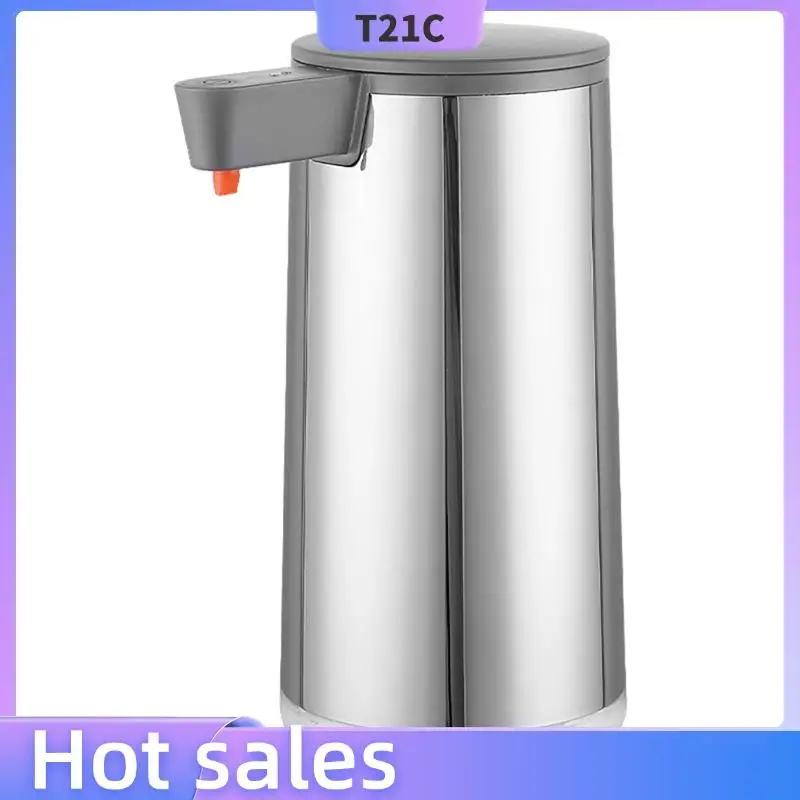 

T21C Stainless Steel Soap Dispenser Automatic Soap Dispenser With Infrared Sensor Liquid Hand Soap Dispenser For Bathroom