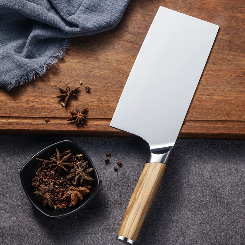 

7,5 "Клеверный нож, Германия, 1,4116, стальной нож для резки овощей, мяса, кухонный нож шеф-повара, нож-измельчитель с ручкой из оливкового дерева