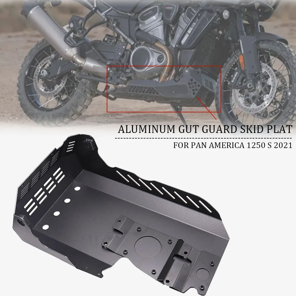 2022 Aluminum Gut Guard Skid Plate FOR PAN AMERICA 1250 S PA1250 S PAN-AMERICA1250 2021 2022 Accessories Gut Guard Skid Plate