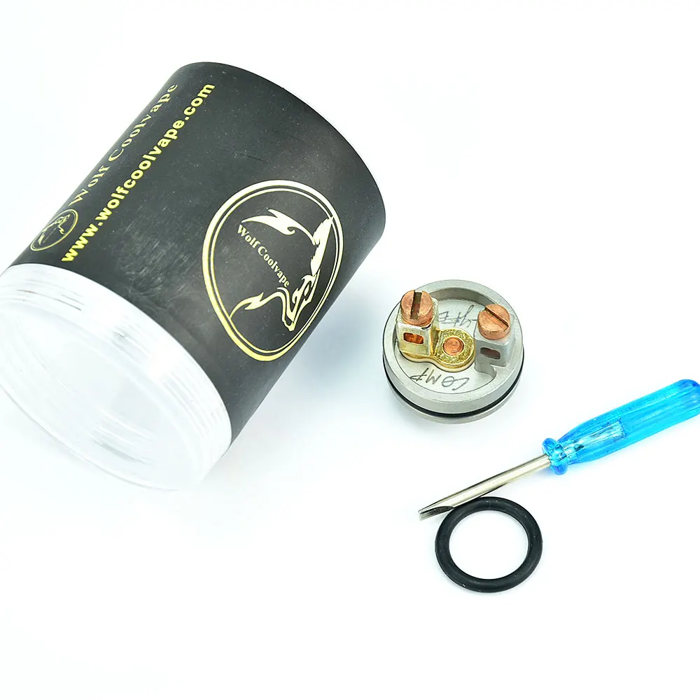 

Wolfcoolvape Avid Lyfe deck 316ss, красная медь, двухстоечный корпус VP SS 20 мм для Avid Lyfe ModFather Cap
