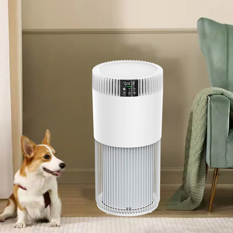 Pet Air Purifier for Home Allergies Pets Hair 300m3/h HEPA Filter