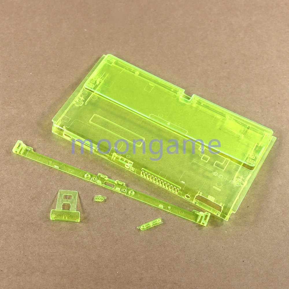 1 مجموعة شفافة المضيف شل غطاء القضية للتبديل OLED ل NS OLED المضيف شل استبدال أجزاء #5