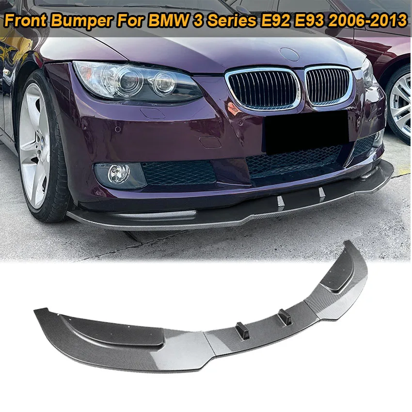 

Front Bumper For BMW 3 Series E92 E93 2006-2013 Lip Lower Spoiler Splitter Deflector Body Kit Cover Trim Protect Car Accessories