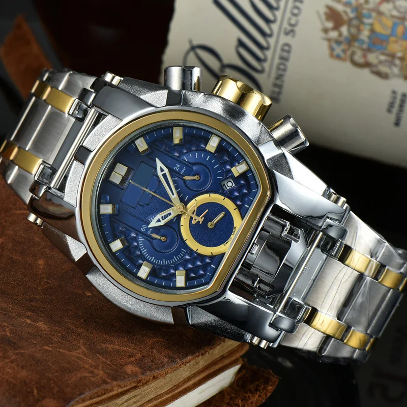 

2025 New Invincible Men's Watch Reserve Bolt Zeus Chronograph undefeated luxury watch Invicto Relogio men for Dropshipping reloj