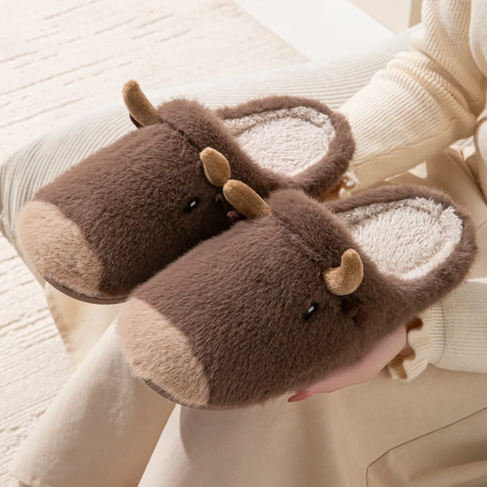 

Casual Anti Slip Capybara Slippers Kawaii Closed Toe Cute Furry Capybara Slippers Cartoon Silent Warm Capybara Slippers Bedroom