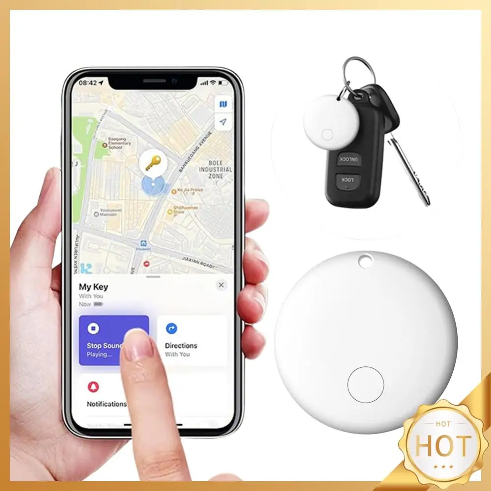 GPS Smart Tag Bluetooth-Compatible Work With Apple Find My Mini Tracking Device Key Finder Locator Pet Key Child Finder