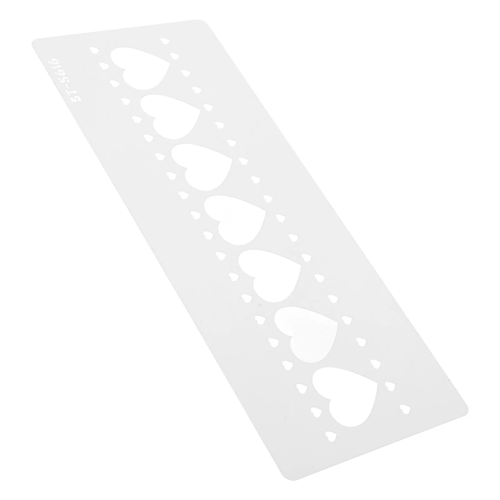 Stencil artigianale con stampa a cuore, delicato modello cavo per bambini, disegno, viaggio scolastico, durevole, riutilizzabile, pittura a spruzzo fatta a mano