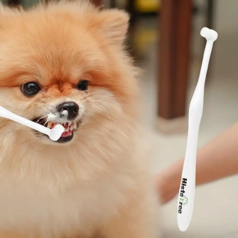 Pet Toothbrush Super Soft Toothbrush Cleaning Dog Cat Brush Bad Breath Teeth Care Reusable Puppy Kitty Toothbrush For Teddy