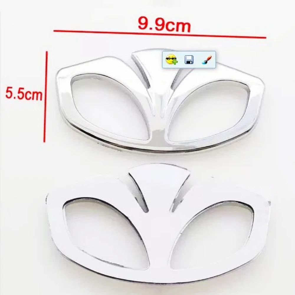 1pcs ABS DAEWOO Car Stickers for Daewoo Matiz Lanos Kalos Front Bonnet Grill Emblem Rear Trunk Badge Styling Accessories